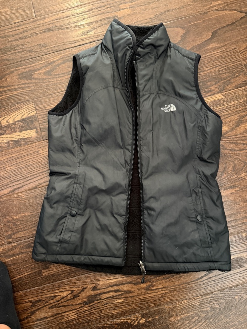 The North Face Black Sleeveless Insulated Vest